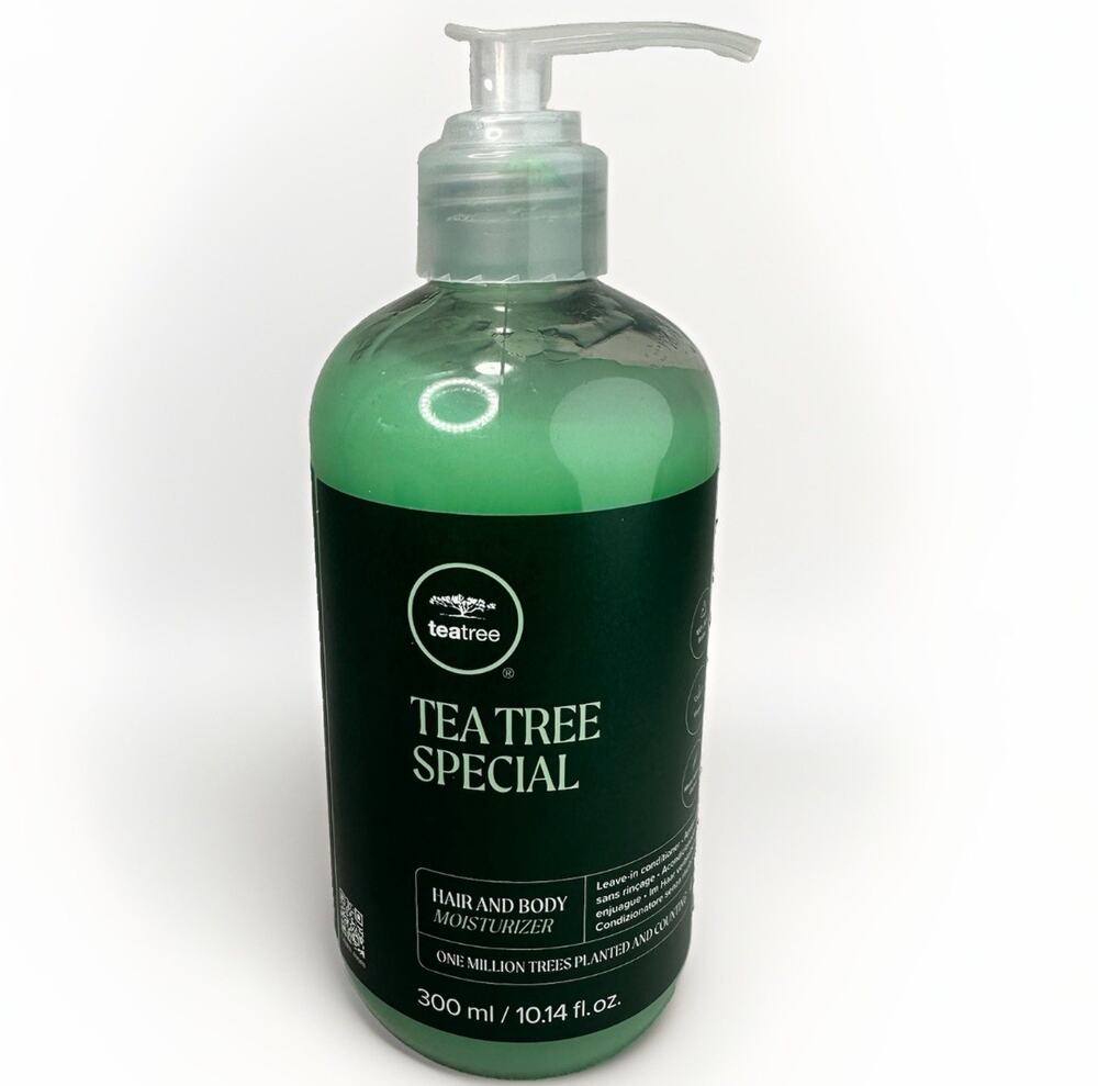 Tea Tree Special Hair and Body Moisturizer Leave-In Conditioner, Lotion 10.14 Oz
